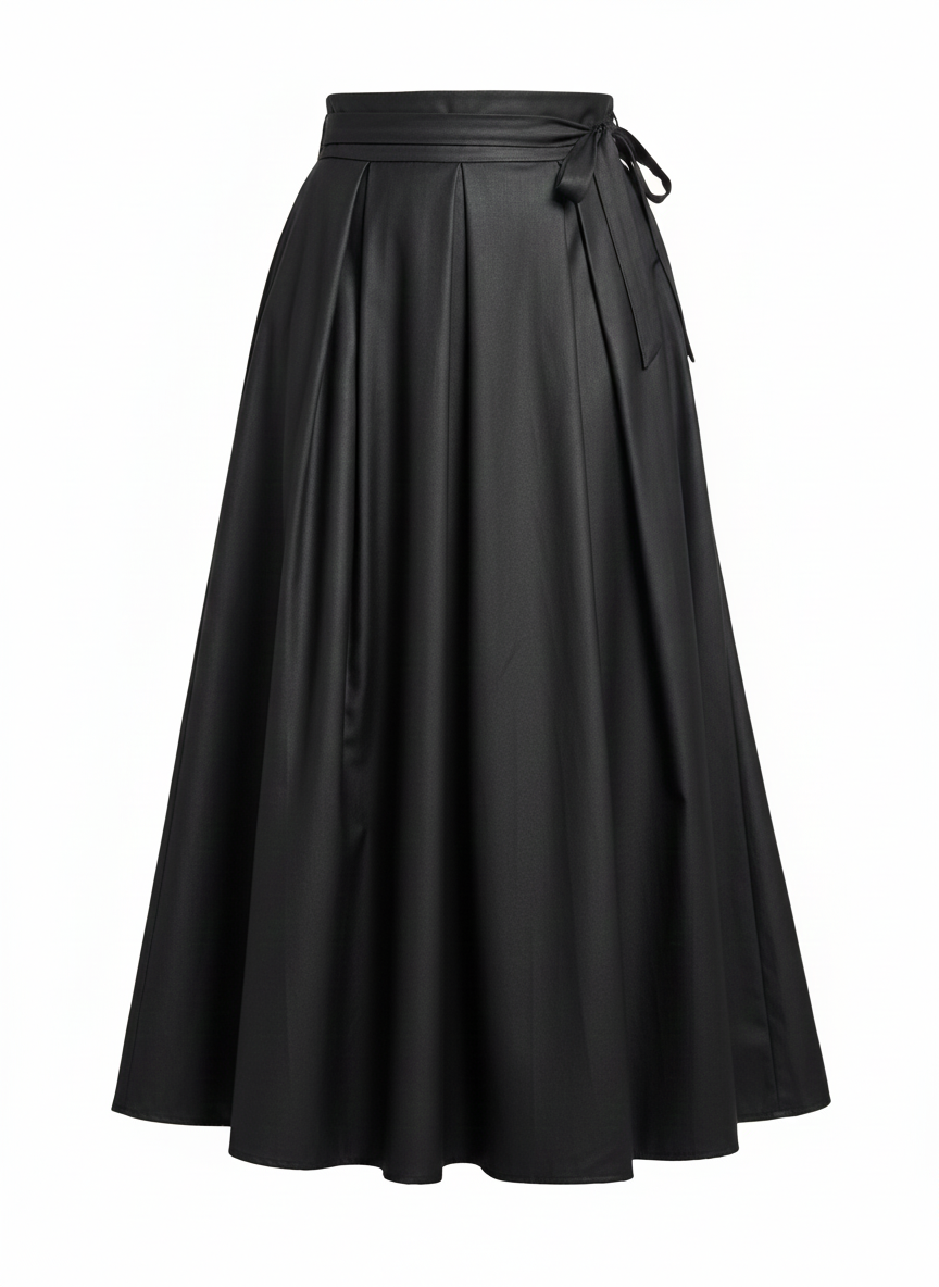 Jupe l'Essentielle noire (précommande sur-mesure)